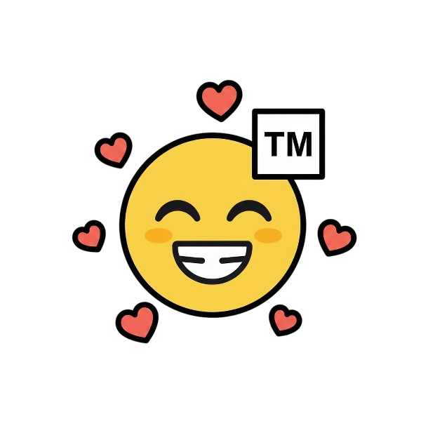 Smiling face and Trade mark