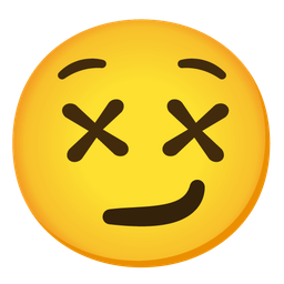 smirking face and face with crossed-out eyes