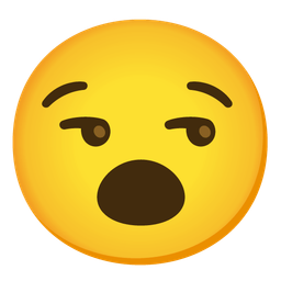 smirking face and face with open mouth