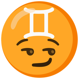 smirking face and Gemini