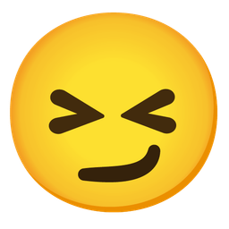 Smirking face and Grinning squinting face