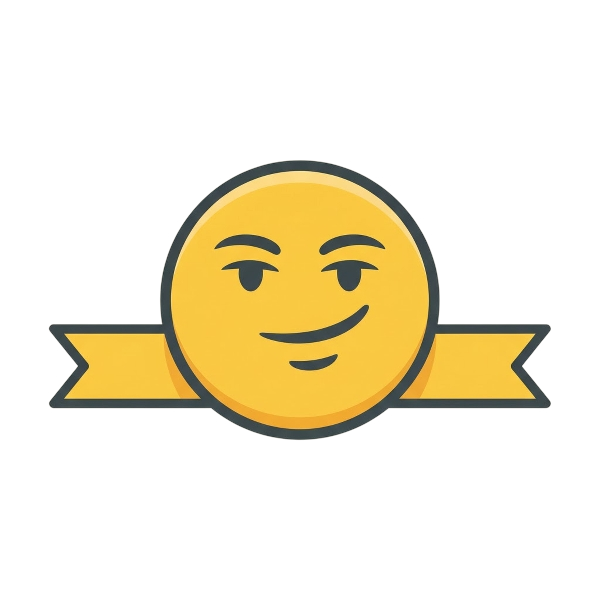 Smirking face and Reminder ribbon