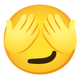 smirking face and see-no-evil monkey