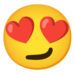 Smirking face and Smiling face with heart-eyes
