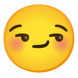 Smirking face and Smiling face with smiling eyes