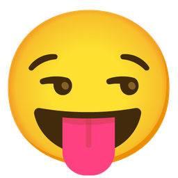 Smirking face and Squinting face with tongue