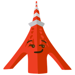 smirking face and Tokyo tower