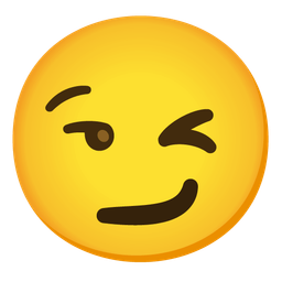 Smirking face and Winking face