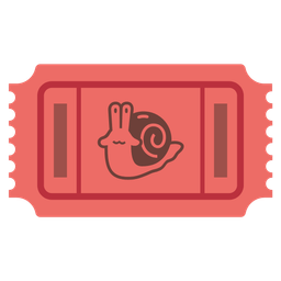 snail and admission tickets