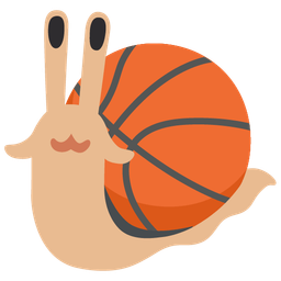 snail and basketball
