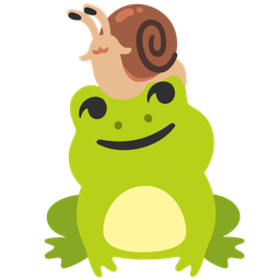 snail and frog