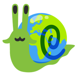 snail and globe showing Europe-Africa