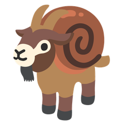 snail and goat