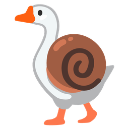 snail and goose