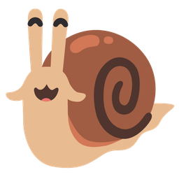 Snail and Grinning face with smiling eyes