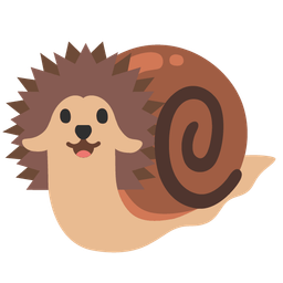 snail and hedgehog