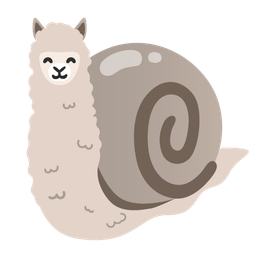 snail and llama