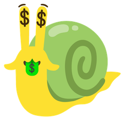 Snail and Money-mouth face