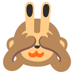 snail and see-no-evil monkey