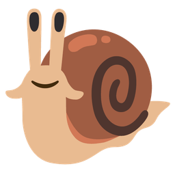 Snail and Slightly smiling face