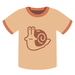 snail and t-shirt