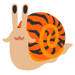 snail and tiger face