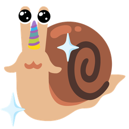 snail and unicorn