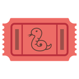 snake and admission tickets