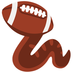 snake and american football