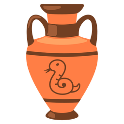 snake and amphora