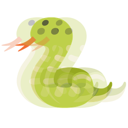 snake and beating heart