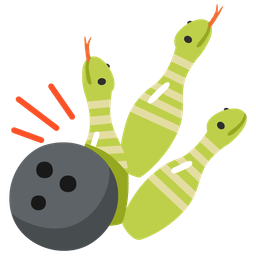 snake and bowling