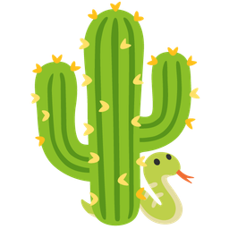snake and cactus