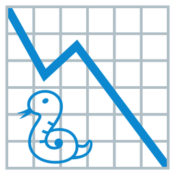 snake and chart decreasing