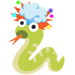 snake and exploding head