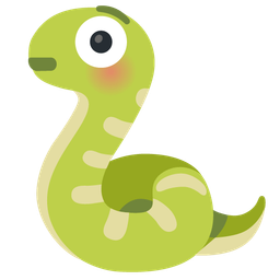 snake and flushed face