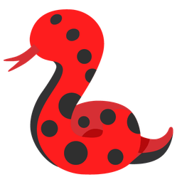 snake and lady beetle