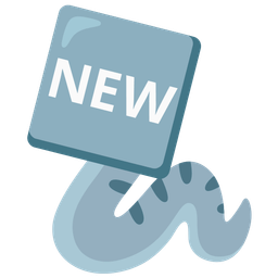 snake and NEW button