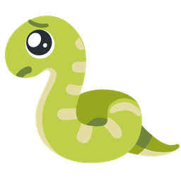 snake and pleading face