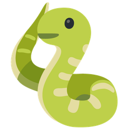 snake and saluting face