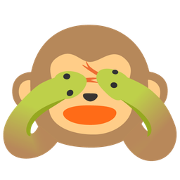 snake and see-no-evil monkey