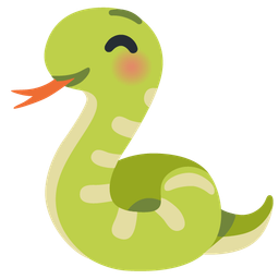 Snake and Smiling face