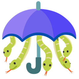 snake and umbrella