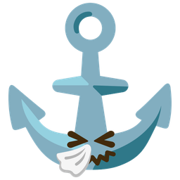 sneezing face and anchor