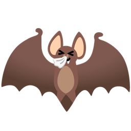 sneezing face and bat