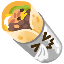 sneezing face and burrito