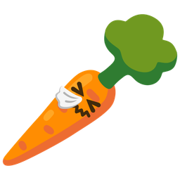 sneezing face and carrot