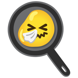 sneezing face and cooking