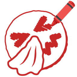 sneezing face and crayon