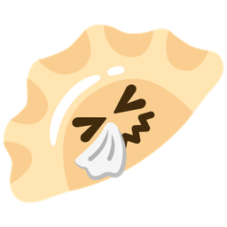 sneezing face and dumpling